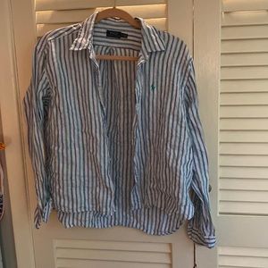 Linen Polo button down